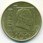 Сан-Марино, 200 лир 1996 год (UNC)