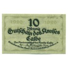 Германия, 10 пфеннигов 1920 год  НОТГЕЛЬД