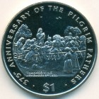 Либерия, 1 доллар 1995 год (UNC)