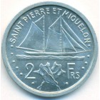 Сен-Пьер и Микелон, 2 франка 1948 год (UNC)