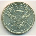 Великобритания, 2 фунта 1986 год (UNC)