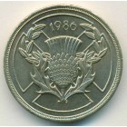 Великобритания, 2 фунта 1986 год (UNC)