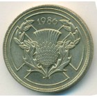 Великобритания, 2 фунта 1986 год (UNC)