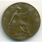 Великобритания, 1 фартинг 1920 год (UNC)