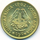 ЮАР, 1/2 цента 1962 год (UNC)