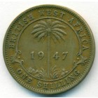 Британская Западная Африка, 1 шиллинг 1947 год