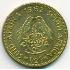 ЮАР, 1/2 цента 1962 год (UNC)