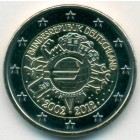 Германия, 2 евро 2012 год F (UNC)