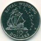 Восточные Карибские штаты, 10 долларов 1981 год (UNC)