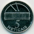 Мозамбик, 5 метикалов 2006 год (UNC)