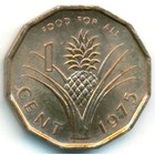 Свазиленд, 1 цент 1975 год (UNC)