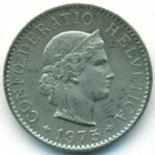 Швейцария, 5 раппенов 1975 год (UNC)