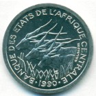 Центральные Африканские Штаты, 1 франк 1990 год (UNC)