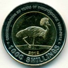 Уганда, 1000 шиллингов 2012 год (UNC)