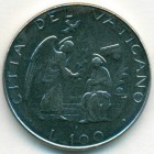 Ватикан, 100 лир 1987 год (UNC)