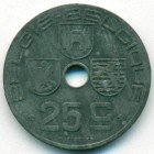 Бельгия, 25 сантимов 1944 год