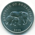 Сомалиленд, 5 шиллингов 2005 год (UNC)
