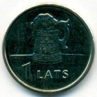 Латвия, 1 лат 2011 год (UNC)