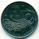 Ватикан, 100 лир 1969 год (UNC)