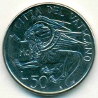 Ватикан, 50 лир 1985 год (UNC)