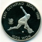 Южная Корея, 1000 вон 1987 год (PROOF)
