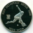 Южная Корея, 1000 вон 1987 год (PROOF)