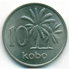 Нигерия, 10 кобо 1973 год (UNC)