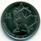 Канада, 25 центов 2009 год (UNC)