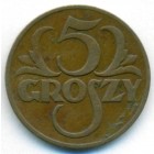 Польша, 5 грошей 1936 год