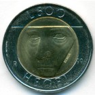 Сан-Марино, 500 лир 1996 год (UNC)