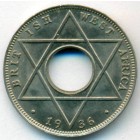 Британская Западная Африка, 1/10 пенни 1936 год (UNC)