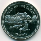 Остров Мэн, 1 крона 1998 год (UNC)