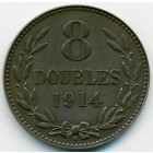 Гернси, 8 дублей 1914 год