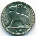 Ирландия, 3 пенса 1966 год (UNC)