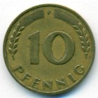 Германия, 10 пфеннигов 1949 год F