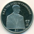 Британские Виргинские острова, 1 доллар 2013 год (UNC)