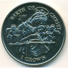 Остров Мэн, 1 крона 1997 год (UNC)