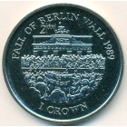 Остров Мэн, 1 крона 2000 год (UNC)