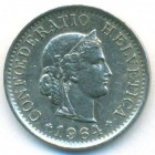 Швейцария, 5 раппенов 1964 год