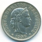 Швейцария, 20 раппенов 1956 год