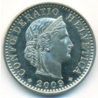 Швейцария, 20 раппенов 2009 год (AU)