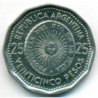 Аргентина, 25 песо 1964 год (AU)