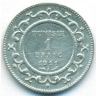 Тунис, 1 франк 1911 год