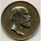 Нидерланды, медаль 1887 год (AU)