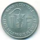 Западно-Африканские Штаты, 1 франк 1974 год (UNC)