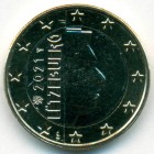 Люксембург, 1 евро 2021 год (UNC)