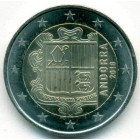 Андорра, 2 евро 2018 год (UNC)