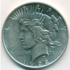 США, 1 доллар 1922 год (AU)