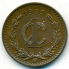 Мексика, 1 сентаво 1935 год (AU)
