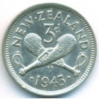 Новая Зеландия, 3 пенса 1943 год